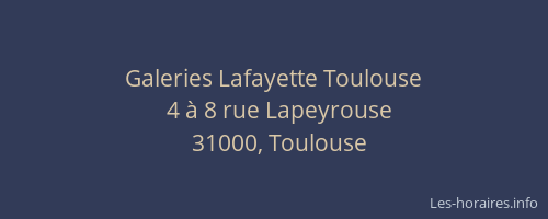 Galeries Lafayette Toulouse