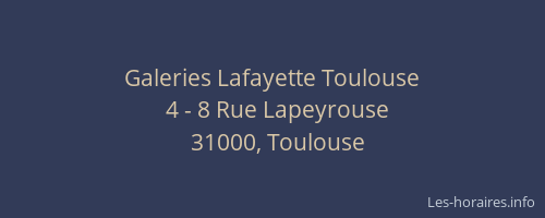 Galeries Lafayette Toulouse