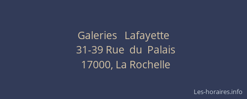 Galeries   Lafayette