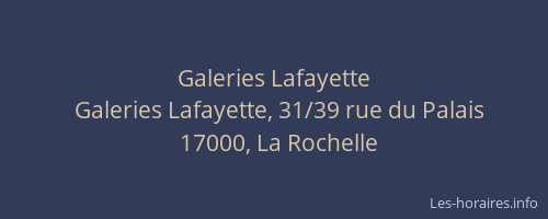 Galeries Lafayette