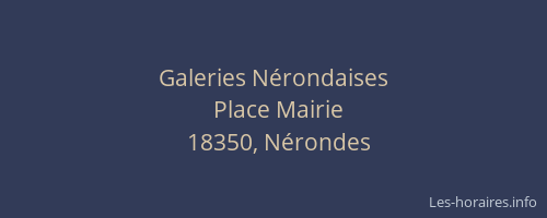 Galeries Nérondaises