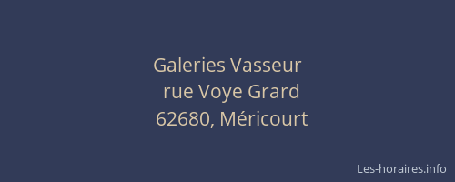 Galeries Vasseur