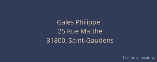 Gales Philippe