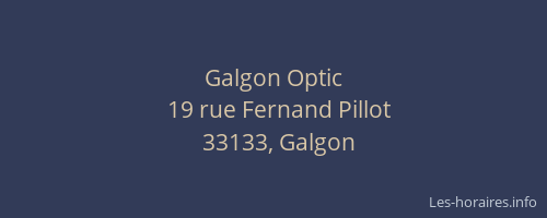 Galgon Optic