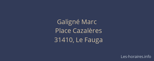 Galigné Marc