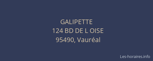 GALIPETTE