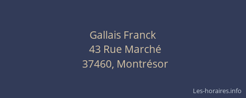 Gallais Franck
