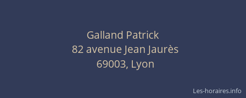Galland Patrick