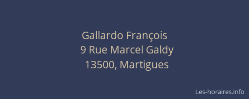 Gallardo François