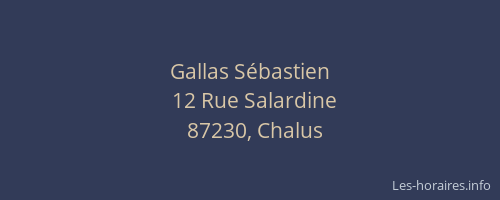 Gallas S&eacute;bastien