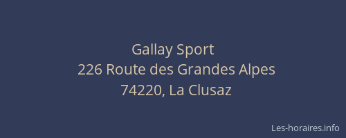 Gallay Sport