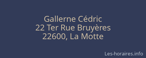 Gallerne Cédric