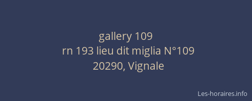 gallery 109