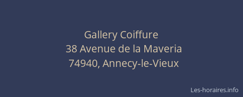 Gallery Coiffure