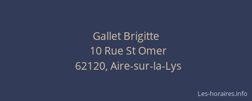 Gallet Brigitte