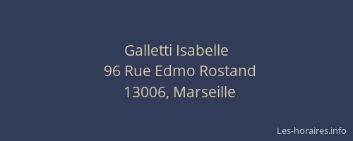Galletti Isabelle