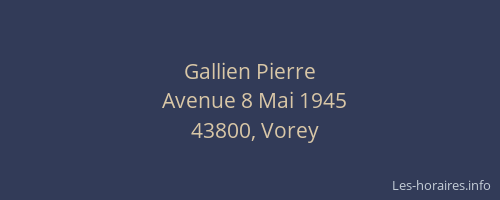 Gallien Pierre
