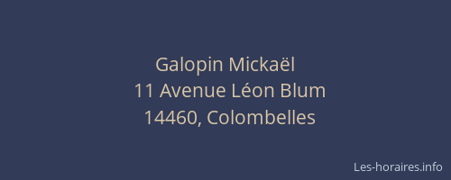 Galopin Micka&euml;l