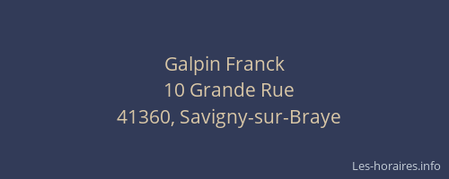 Galpin Franck