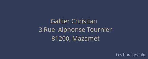 Galtier Christian