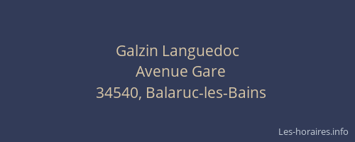Galzin Languedoc