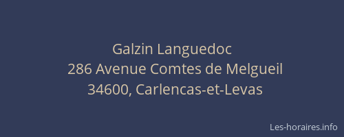 Galzin Languedoc