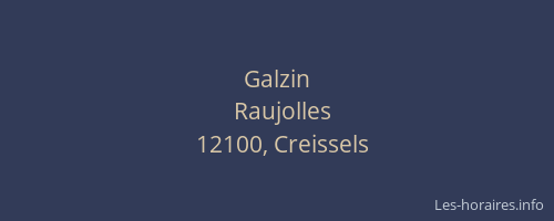 Galzin