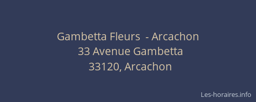 Gambetta Fleurs  - Arcachon
