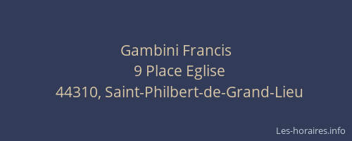 Gambini Francis