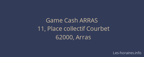 Game Cash ARRAS