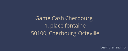 Game Cash Cherbourg