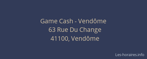 Game Cash - Vend&ocirc;me
