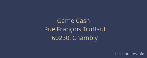 Game Cash