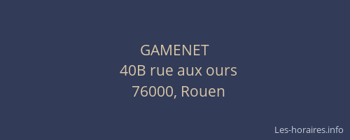 GAMENET