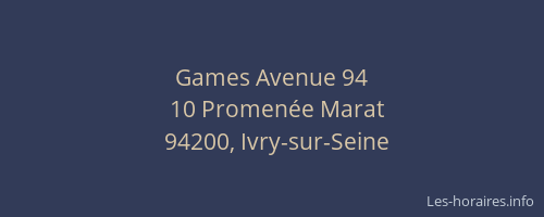 Games Avenue 94