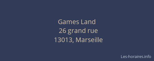 Games Land