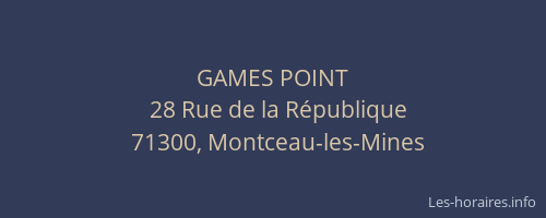 GAMES POINT