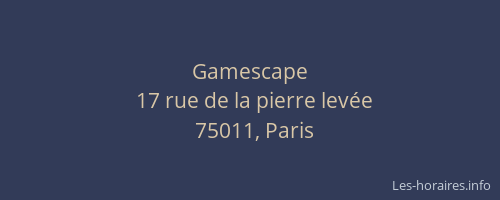 Gamescape