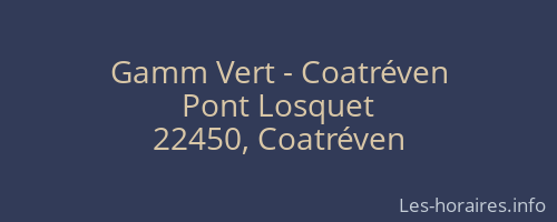 Gamm Vert - Coatréven