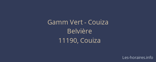 Gamm Vert - Couiza