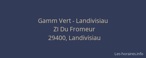 Gamm Vert - Landivisiau