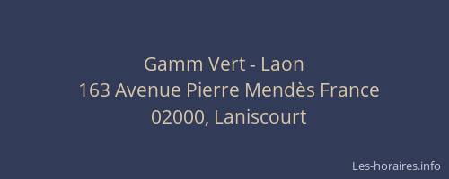 Gamm Vert - Laon