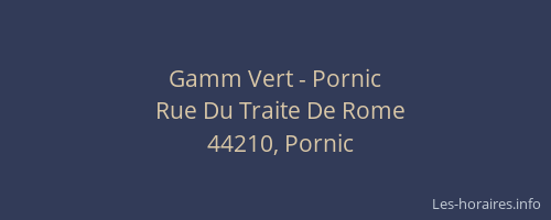 Gamm Vert - Pornic