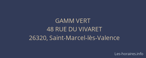 GAMM VERT