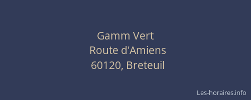 Gamm Vert
