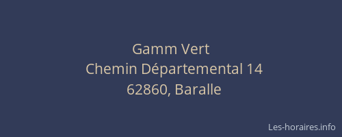 Gamm Vert