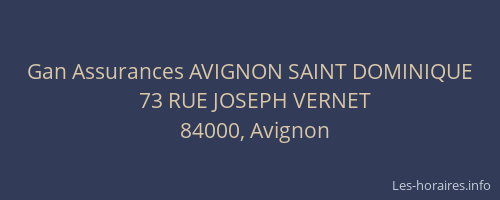 Gan Assurances AVIGNON SAINT DOMINIQUE