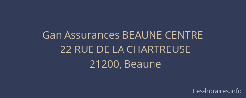 Gan Assurances BEAUNE CENTRE