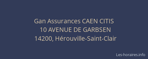 Gan Assurances CAEN CITIS