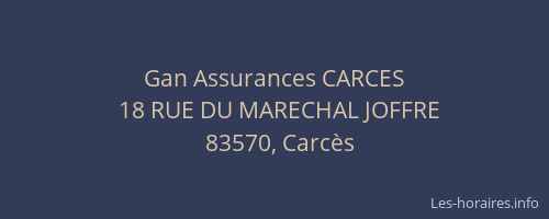 Gan Assurances CARCES